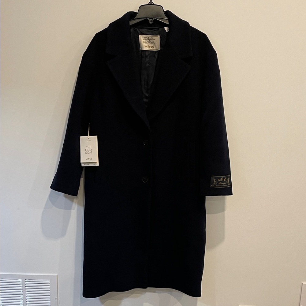 NWT Wilfred The Only Coat - Wool Cashmere